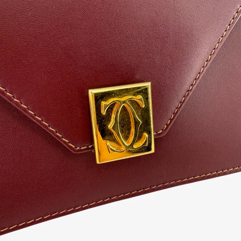 jy222-cartier-vintage-burgundy-leather-crossbody-shoulder-bag