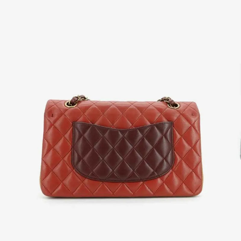 jr732-chanel-red-yellow-dkred-lambskin-25cm-classic-flap-bag