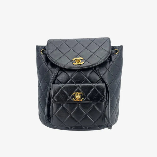 jx870-chanel-vintage-black-lambskin-duma-backpack