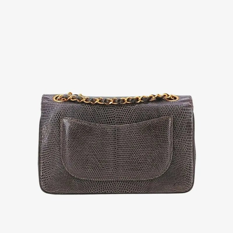 c378-chanel-vintage-brown-lizard-skin-23cm-classic-flap-bag