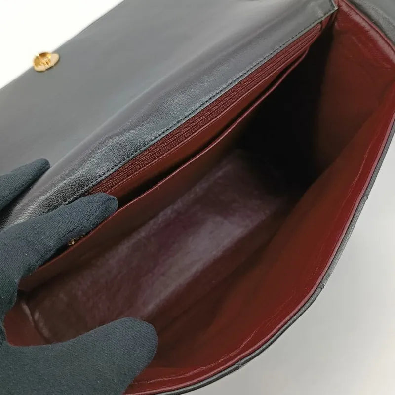 jt256-chanel-vintage-black-lambskin-quilted-flap-bag