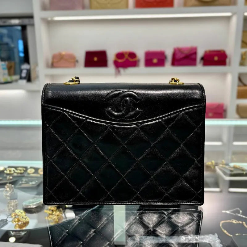 rc397-chanel-vintage-black-lambskin-quilted-flap-bag