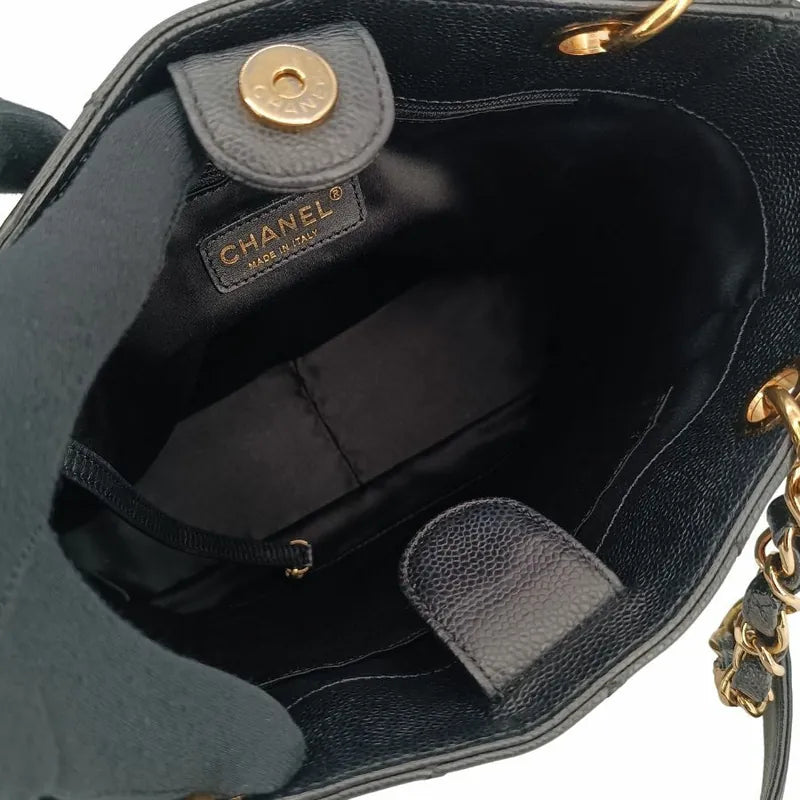 js560-chanel-vintage-black-caviar-leather-embossed-logo-pst-tote-bag