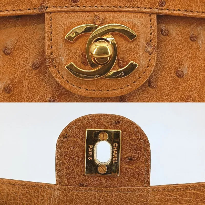 sh017-chanel-vintage-brown-ostrichskin-17cm-mini-square-flap-bag