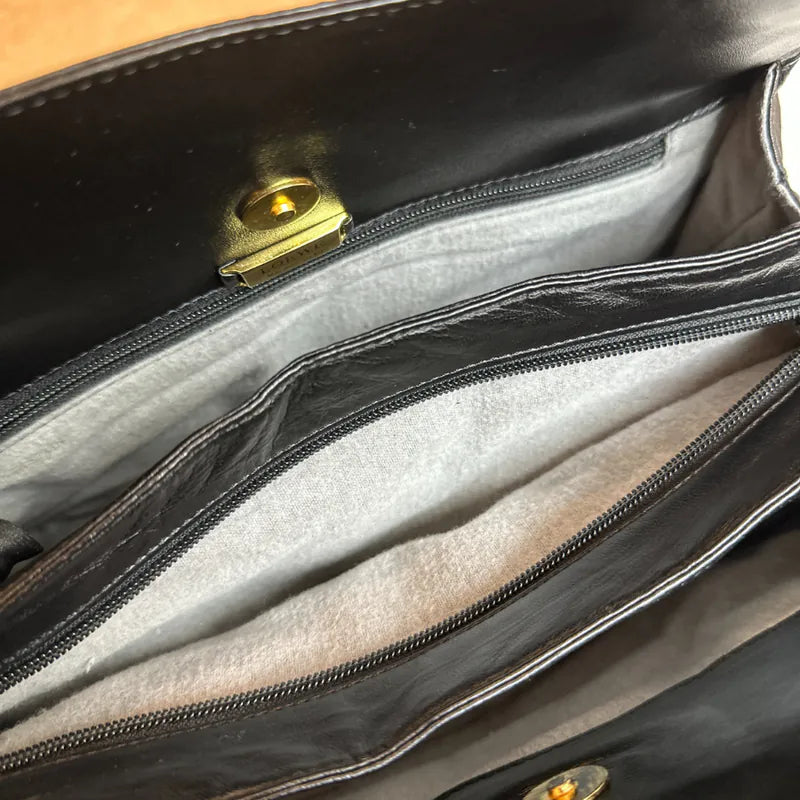 rc402-loewe-vintage-black-lambskin-shoulder-bag