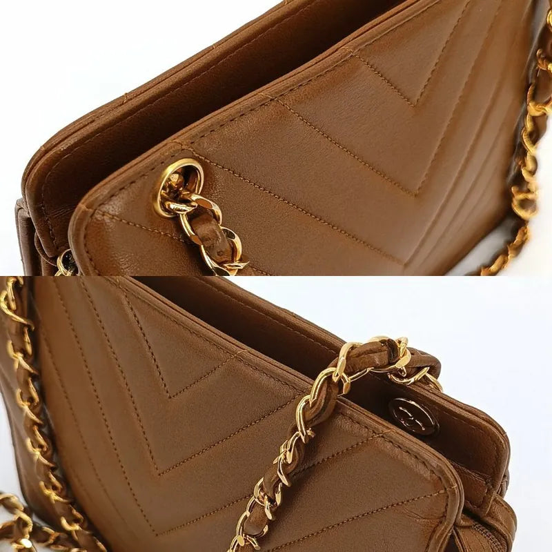 c307-chanel-vintage-brown-lambskin-chevron-shoulder-bag