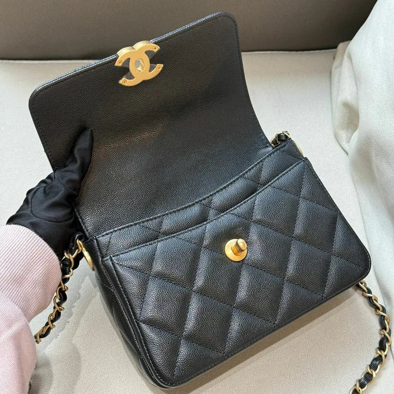 yu009-chanel-black-caviar-leather-mini-square-flap-bag