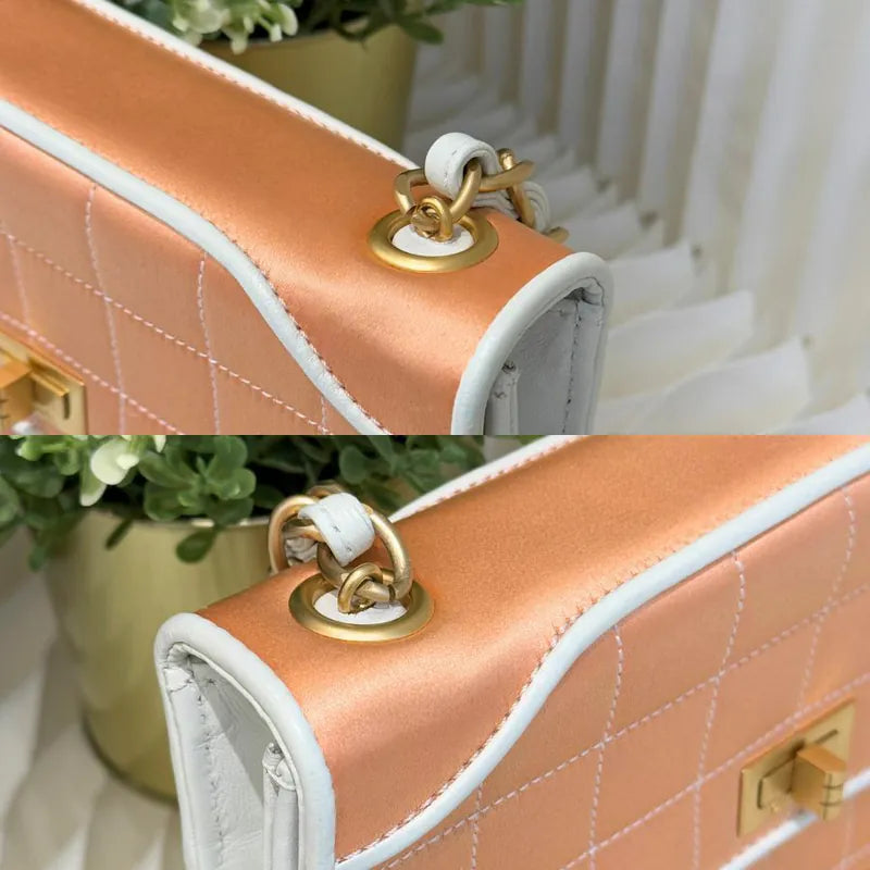 jw441-chanel-vintage-peach-satin-chocolate-bar-flap-bag
