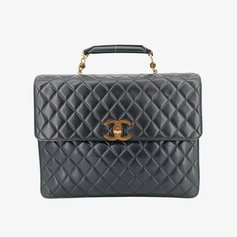 ju695-chanel-vintage-black-lambskin-quilted-big-cc-briefcase