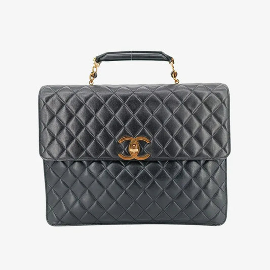 ju695-chanel-vintage-black-lambskin-quilted-big-cc-briefcase