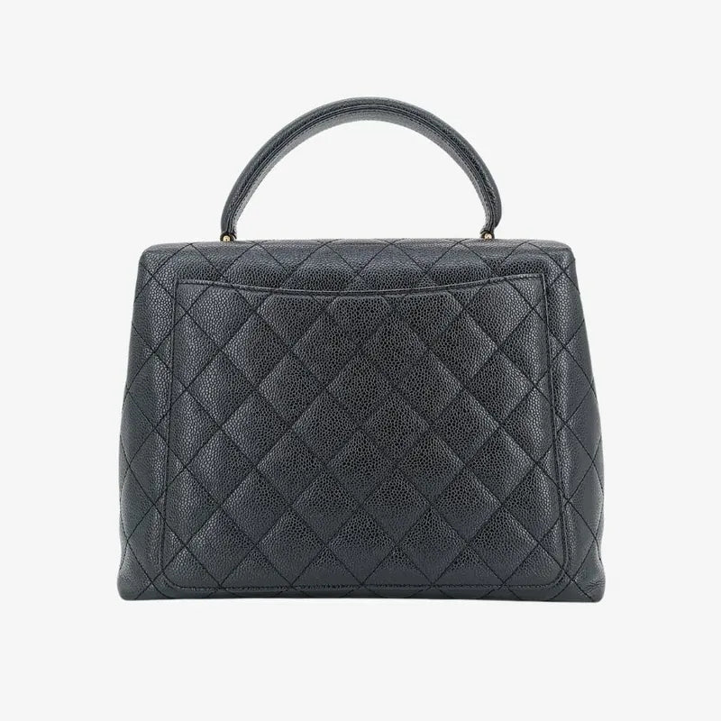 yu006-hanel-vintage-black-caviar-leather-kelly-handbag