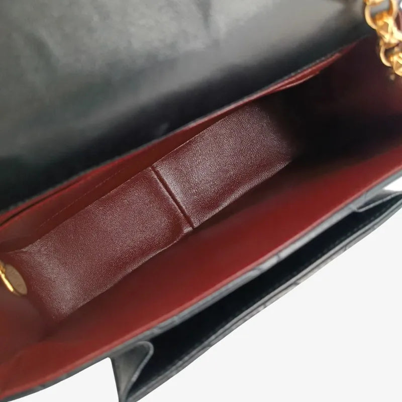 jt663-chanel-vintage-black-lambskin-gold-chain-flap-bag