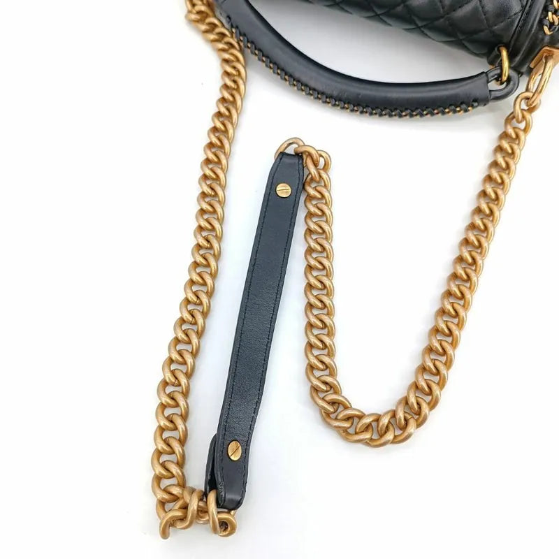 c432-chanel-leboy-black-calfskin-top-handle-flap-bag