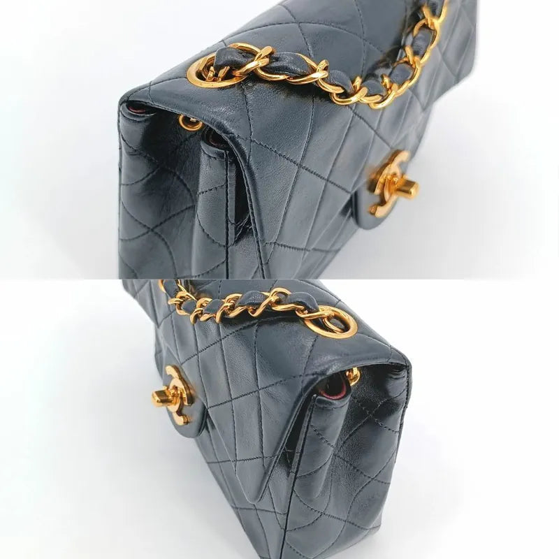 js993-chanel-vintage-black-lambskin-17cm-mini-square-flap-bag