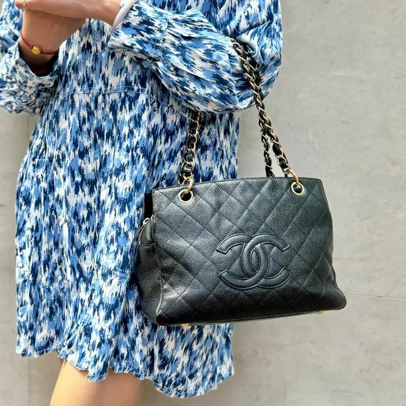 c460-chanel-vintage-black-caviar-leather-ptt-tote-bag