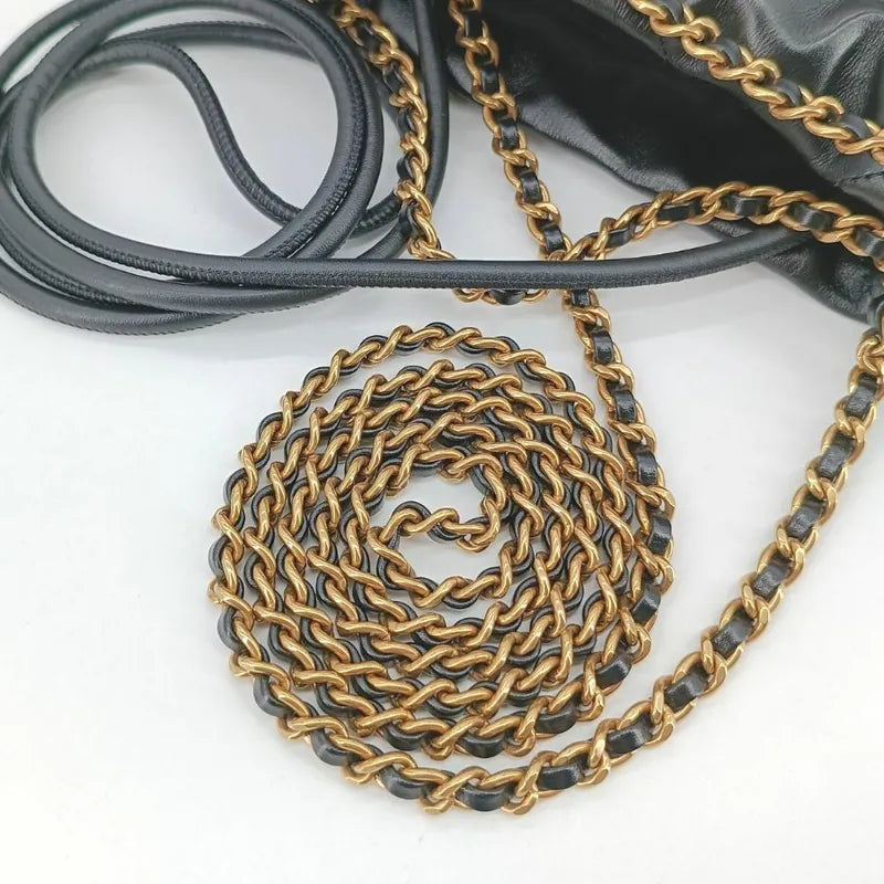 jt684-chanel-black-shiny-calfskin-quilted-22-mini-shoulder-bag