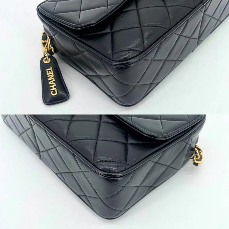 jah186-chanel-vintage-black-lambskin-quilted-camera-bag