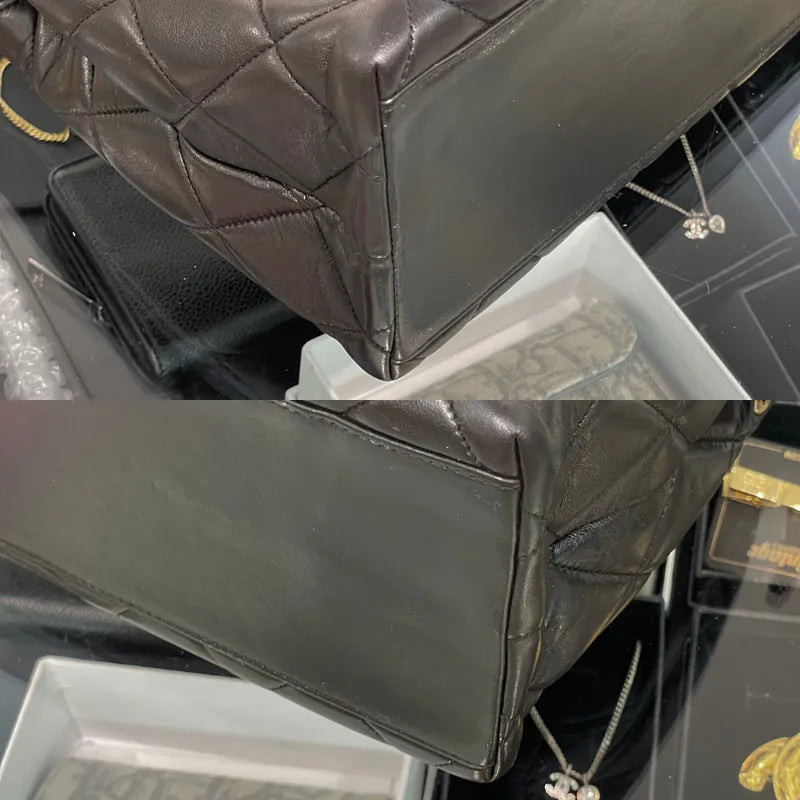 rc178-chanel-vintage-black-lambskin-sun-flower-charm-tote-bag