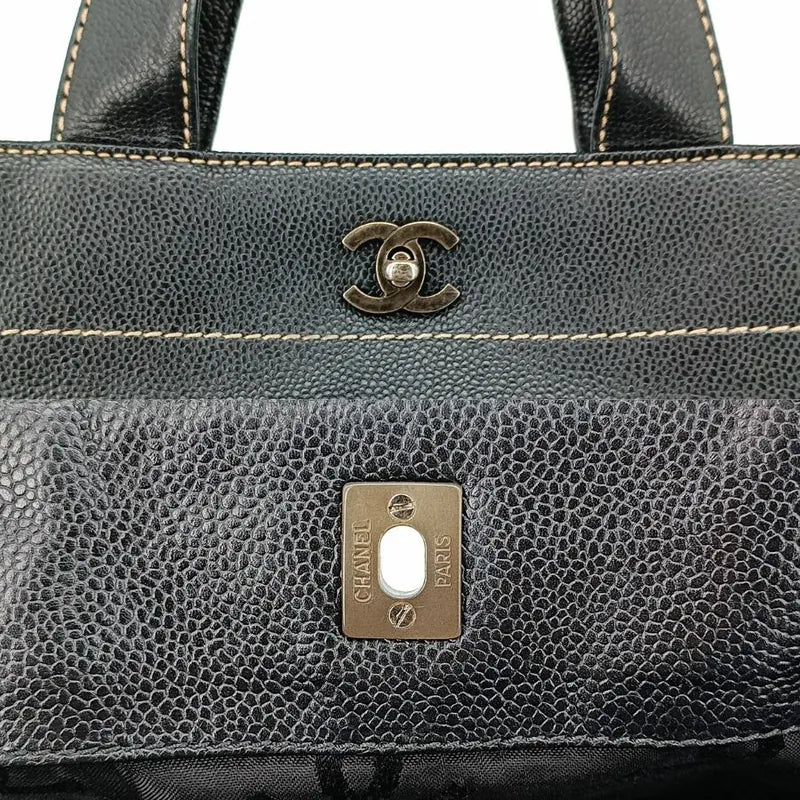 ra091-chanel-vintage-black-caviar-leather-tote-bag