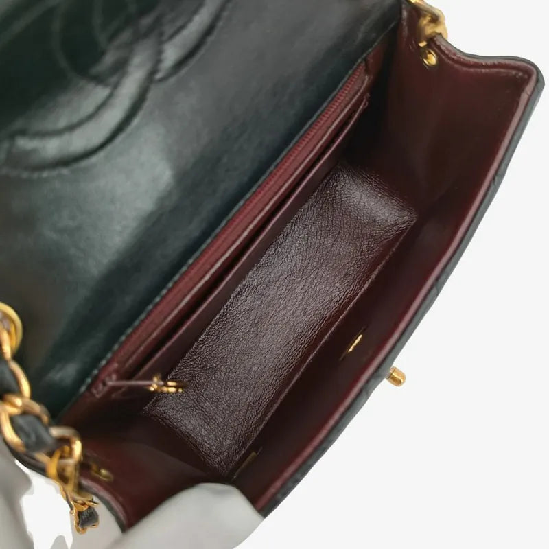 rb179-chanel-vintage-black-lambskin-17cm-mini-square-flap-bag