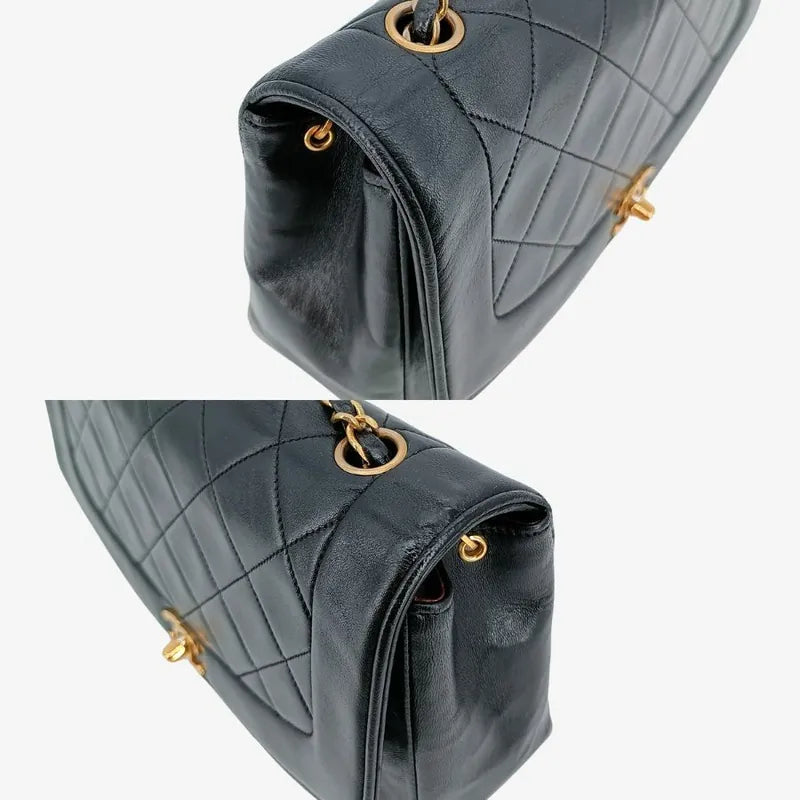 jt737-chanel-vintage-black-lambskin-25cm-diana-flap-bag