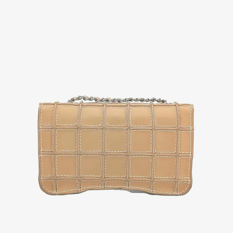ra181-chanel-vintage-beige-calfskin-wild-stitch-chocolate-bar-flap-bag