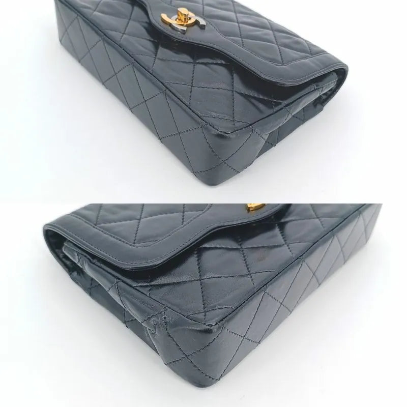 jr529-chanel-vintage-black-lambskin-paris-limited-flap-bag