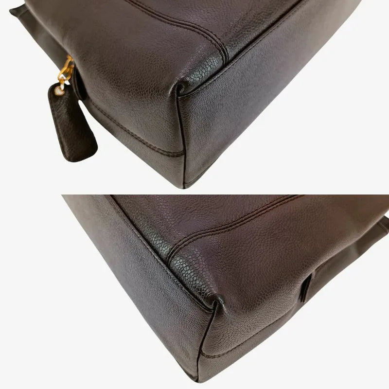 ra937-chanel-vintage-brown-caviar-leather-embroidered-logo-tote-bag