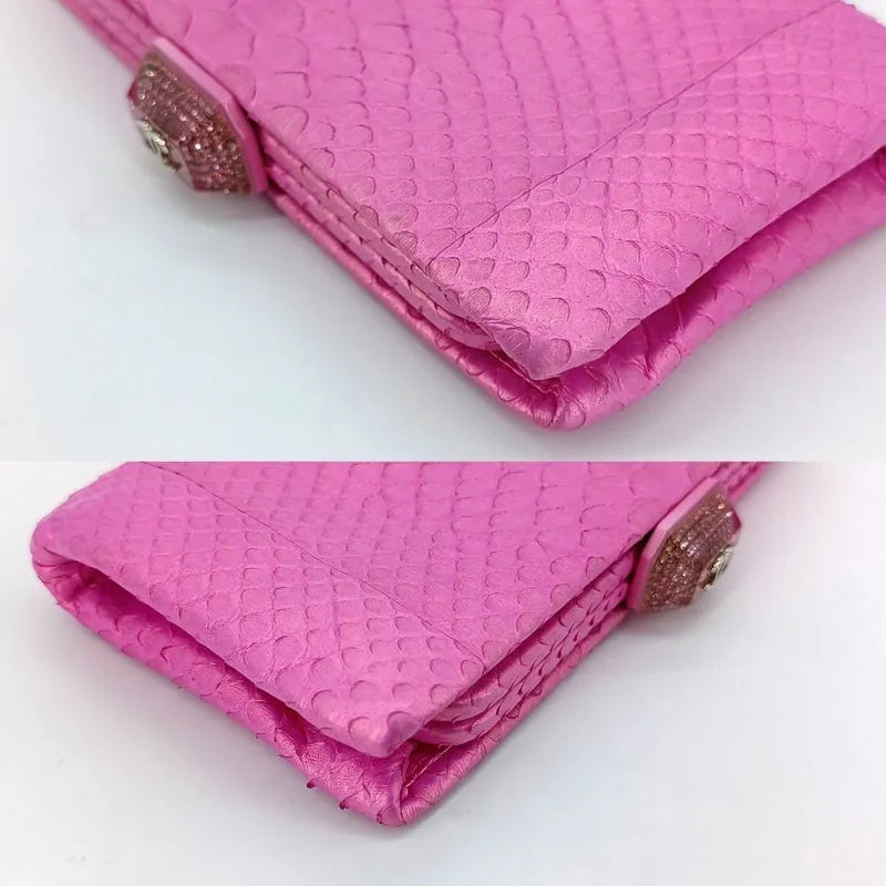 c350-chanel-pink-snakeskin-rhinestone-clasp-clutch-bag