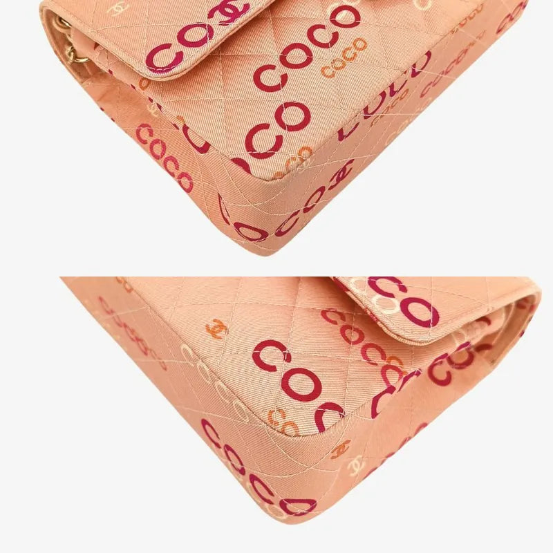 sh012-chanel-vintage-pink-canvas-coco-print-flap-bag