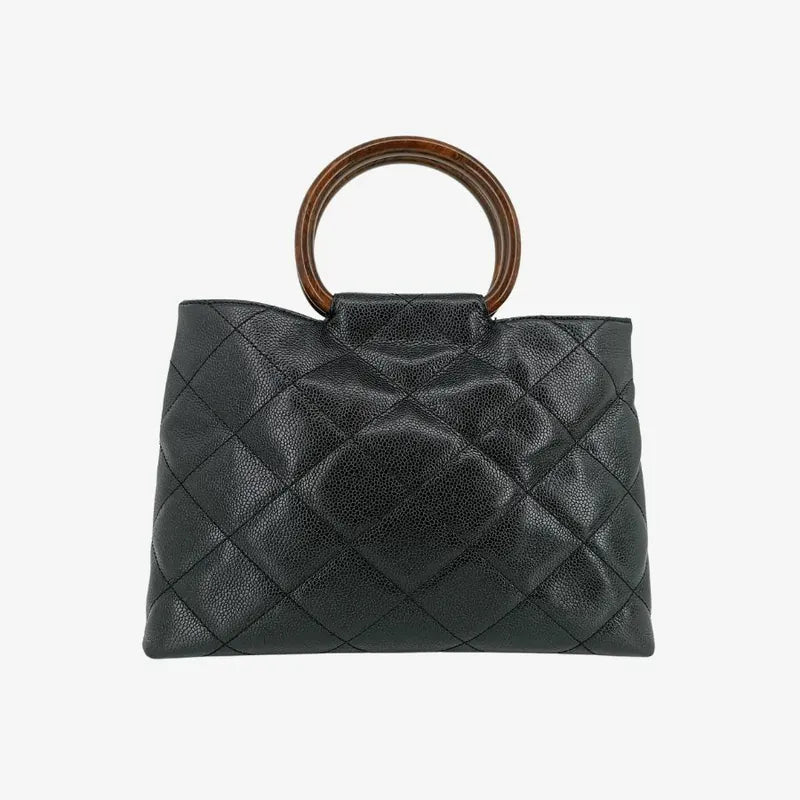 js545-chanel-vintage-black-caviar-leather-wood-handle-handbag
