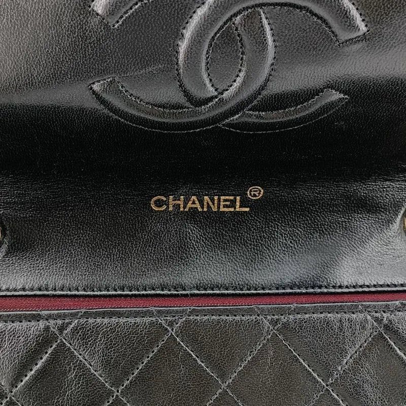 jah76-chanel-vintage-black-lambskin-quilted-flap-bag