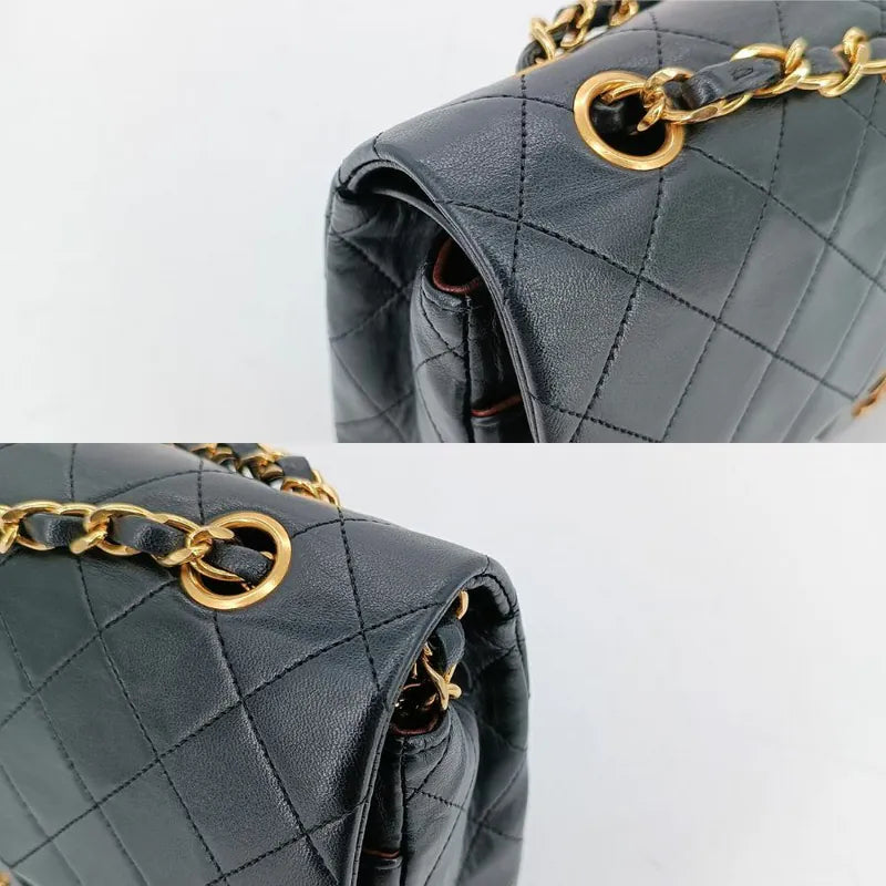 ra475-chanel-vintage-black-lambskin-25cm-classic-flap-bag