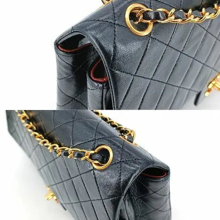 jt006-chanel-vintage-black-lambskin-27cm-classic-flap-bag