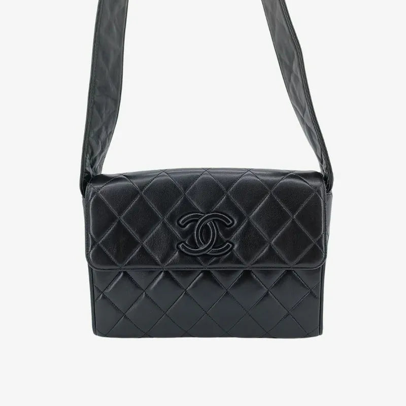 ju429-chanel-vintage-black-lambskin-quilted-flap-bag
