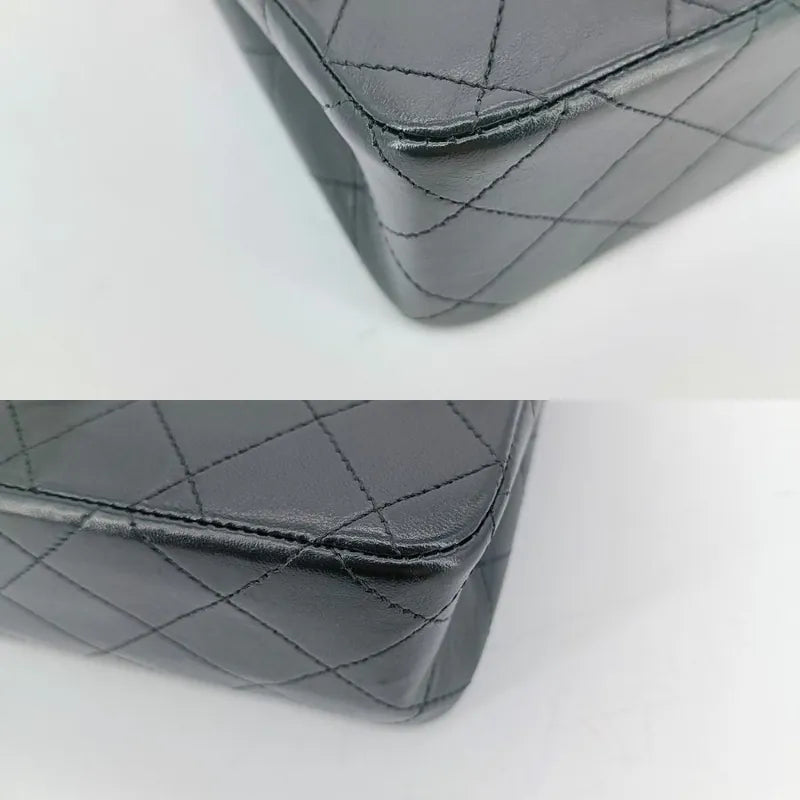 ra893-chanel-vintage-black-lambskin-23cm-classic-flap-bag