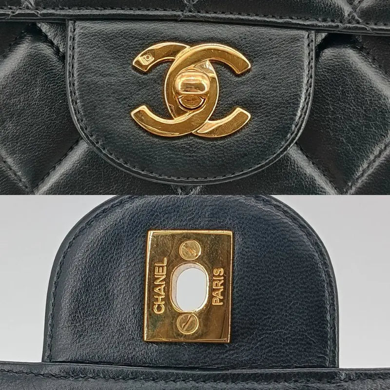 rb742-chanel-vintage-black-lambskin-double-side-jumbo-flap-bag