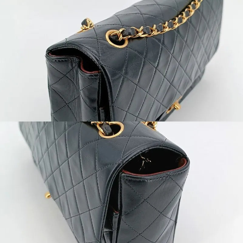 jr228-chanel-vintage-black-lambskin-27cm-classic-flap-bag