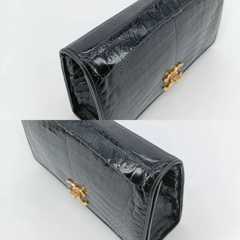 jt298-chanel-vintage-black-crocodile-skin-flap-bag