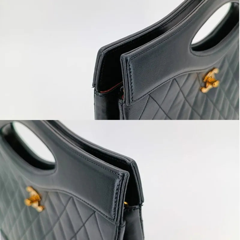 jw231-chanel-vintage-black-lambskin-quilted-31-tote-bag