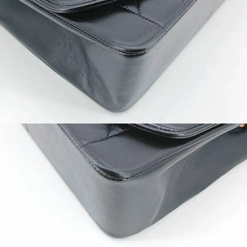 ra086-chanel-vintage-black-lambskin-25cm-diana-flap-bag