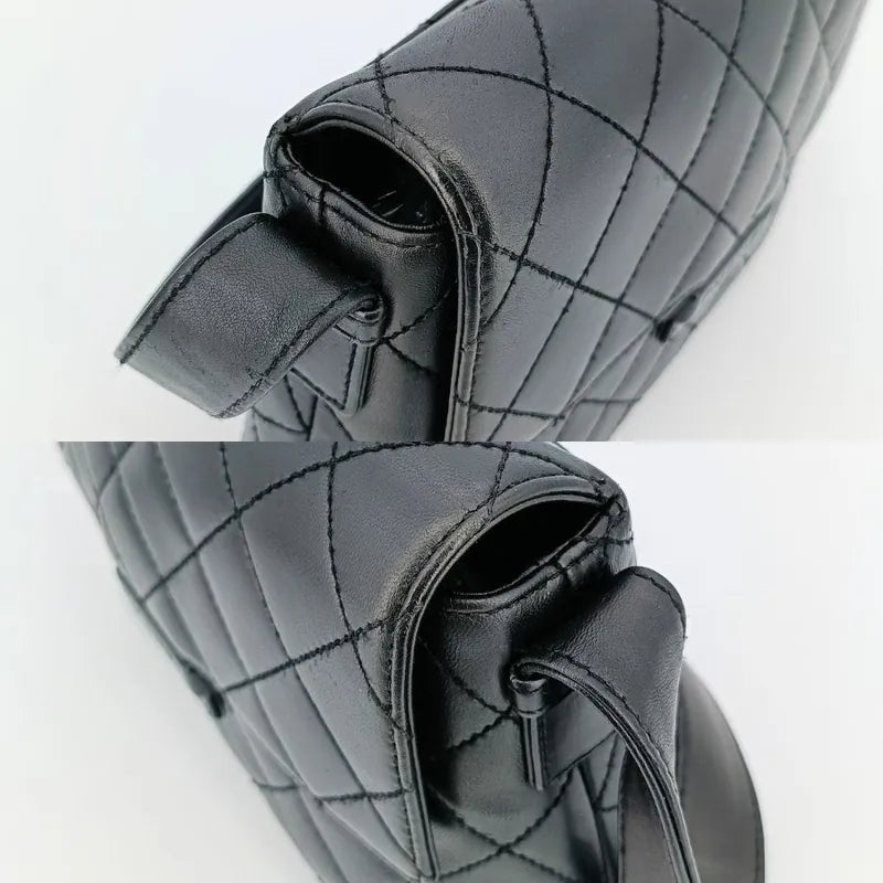 c384-chanel-vintage-black-lambskin-quilted-flap-bag