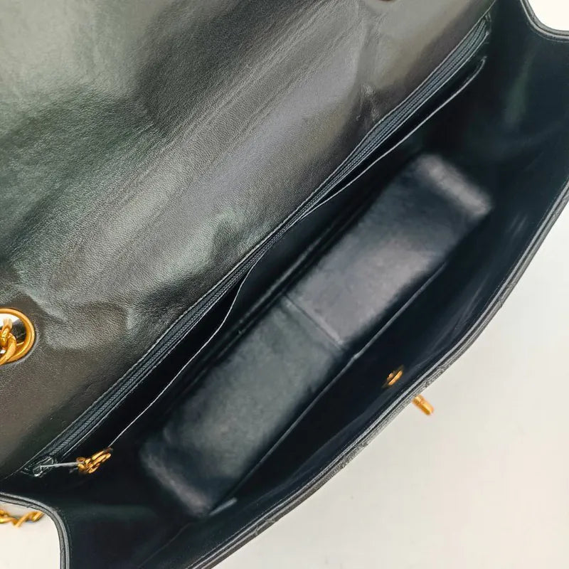 jah169-chanel-vintage-black-lambskin-jumbo-classic-flap-bag