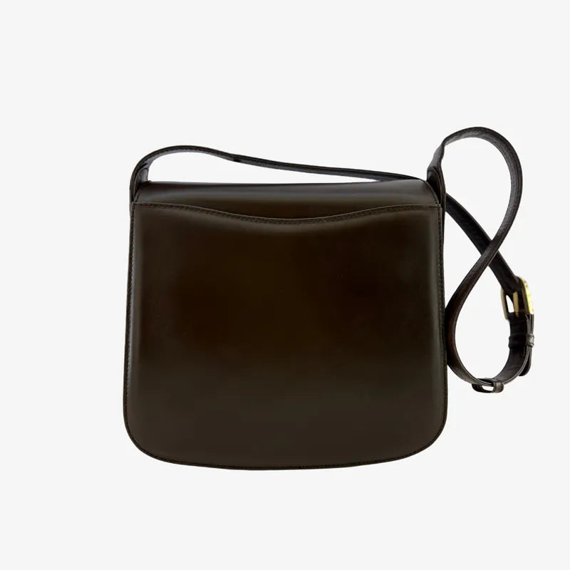 rc984-gucci-vintage-brown-leather-shoulder-bag