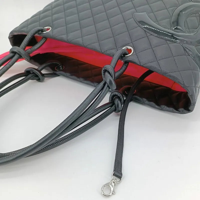 jt033-chanel-vintage-black-calfskin-cambon-tote-bag