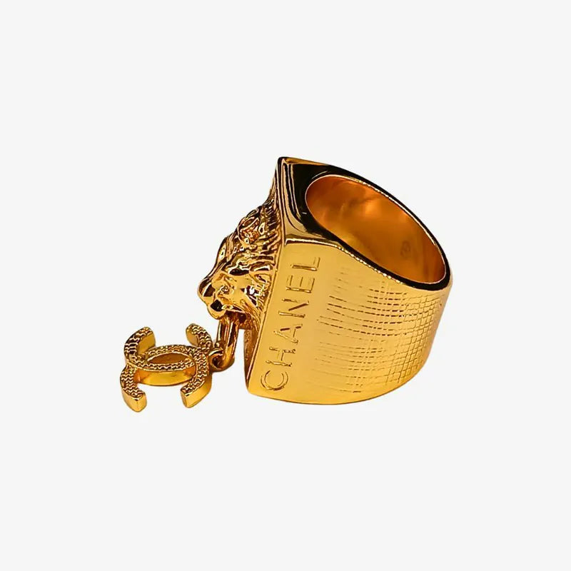 rc161-chanel-lion-head-cc-charm-gold-plate-ring