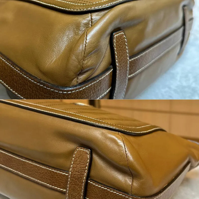 jx230-celine-vintage-brown-leather-tote-bag