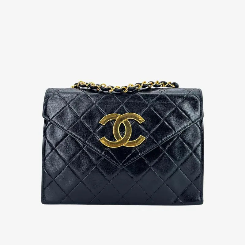 c558-chanel-vintage-black-lambskin-big-cc-pointed-flap-bag