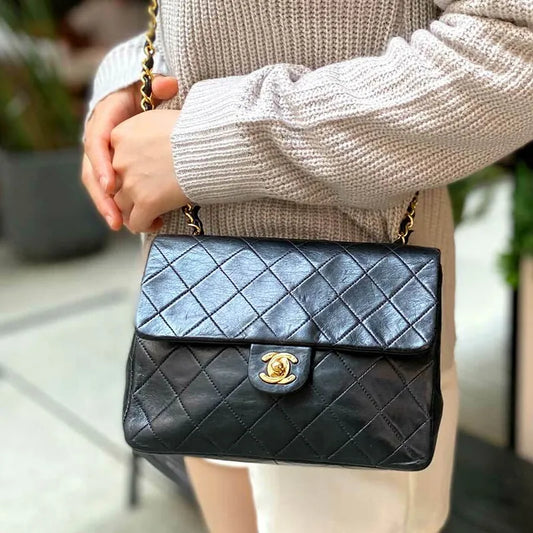 c292-chanel-vintage-black-lambskin-20cm-mini-square-flap-bag
