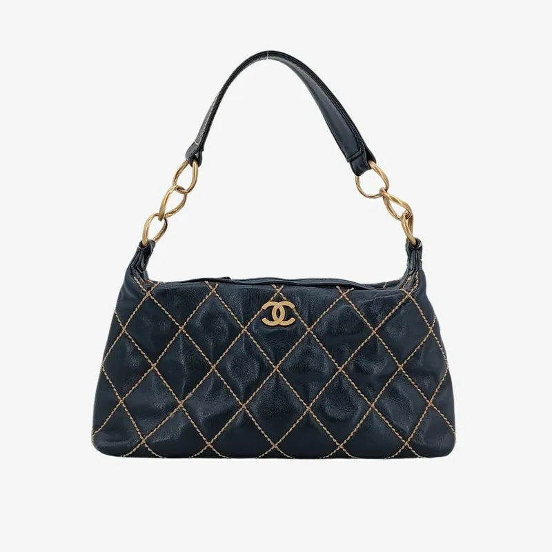 ra314-chanel-vintage-black-calfskin-wild-stitch-handbag